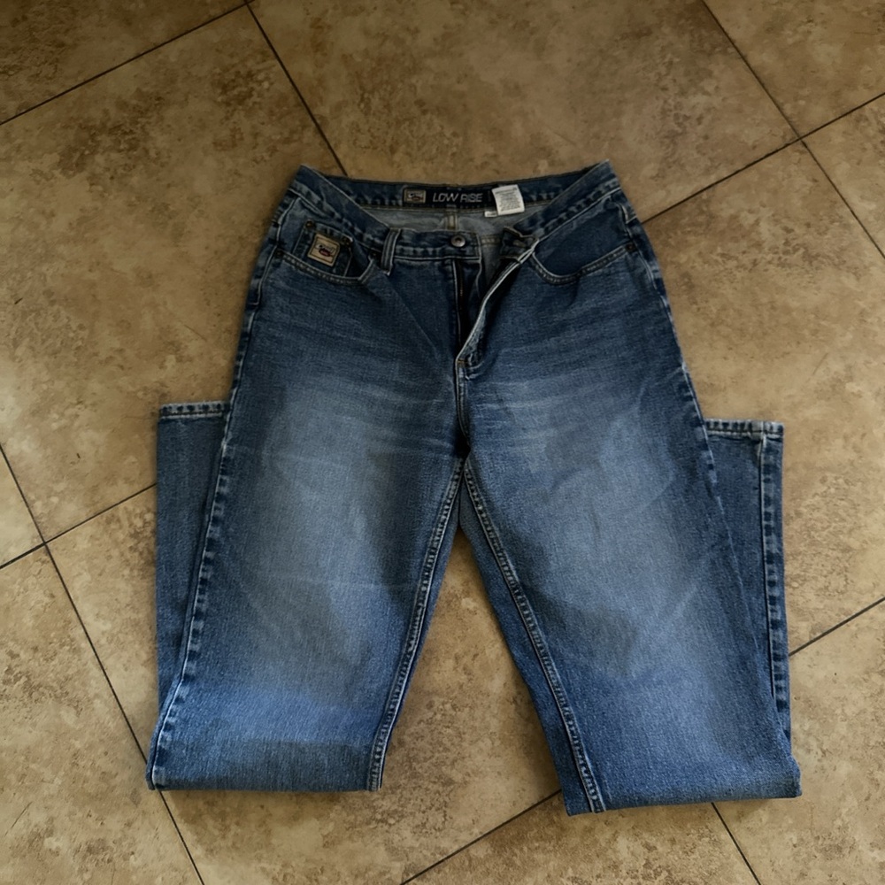 Blue Low-Rise Jeans